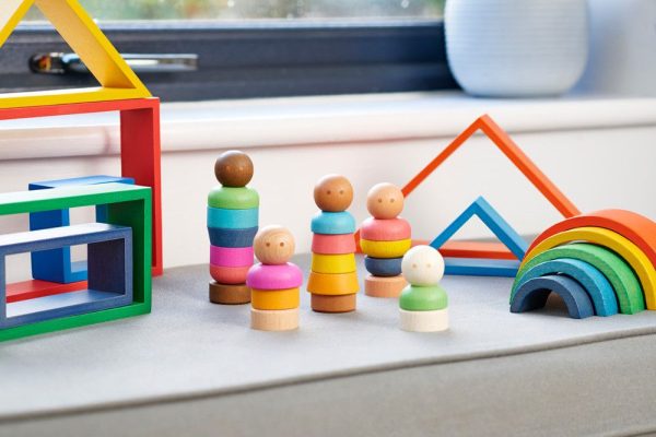 Montessori igračka - djeca duginih boja