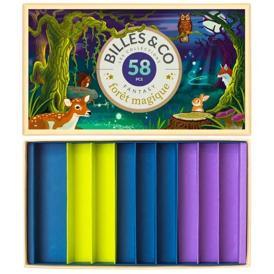 Billes & Co pikule 58 komada s kamenčićima i bacačem u ilustriranoj kutiji