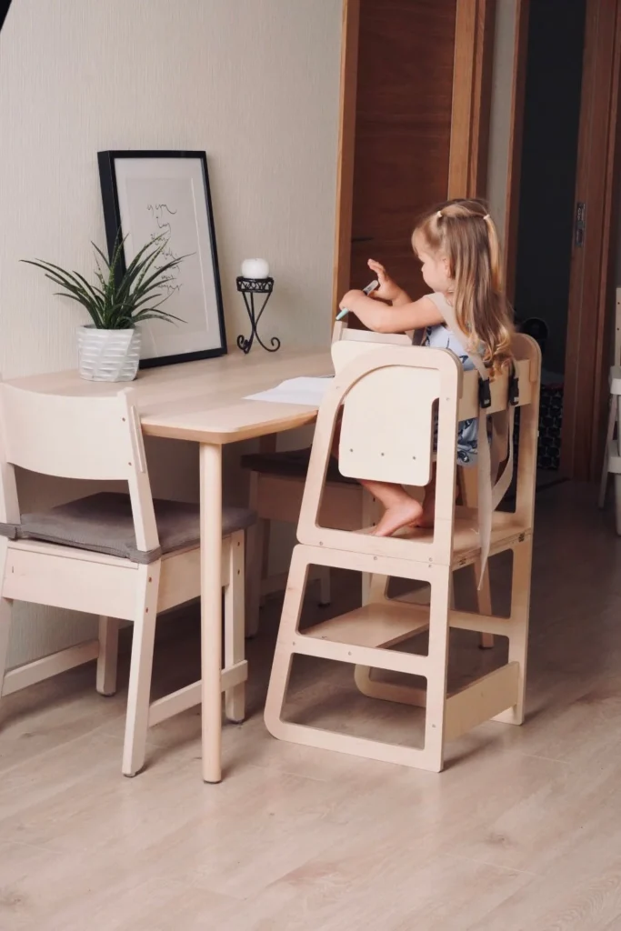 Handmade Montessori toranj za učenje