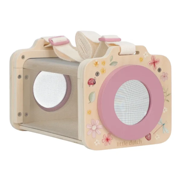 Little Dutch drvena kutija za insekte s povećalom i mrežicom za promatranje kukaca za djecu