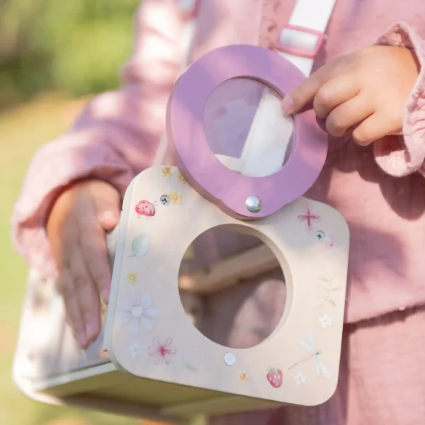 Little Dutch drvena kutija za insekte s povećalom i mrežicom za promatranje kukaca za djecu