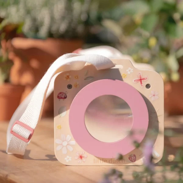 Little Dutch drvena kutija za insekte s povećalom i mrežicom za promatranje kukaca za djecu