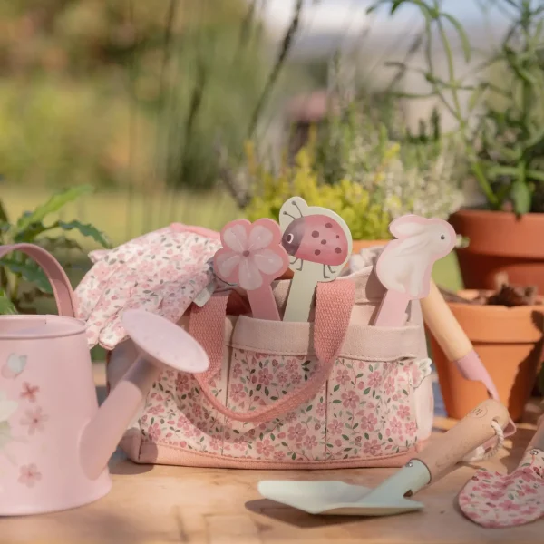 Little Dutch Garden vrtni set – dječji set za vrtlarenje s alatom i torbom FairyGarden
