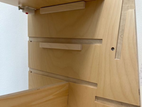 Drveni Montessori toranj za učenje 3u1 s podesivom platformom za djecu, stabilan kitchen helper za kuhinju