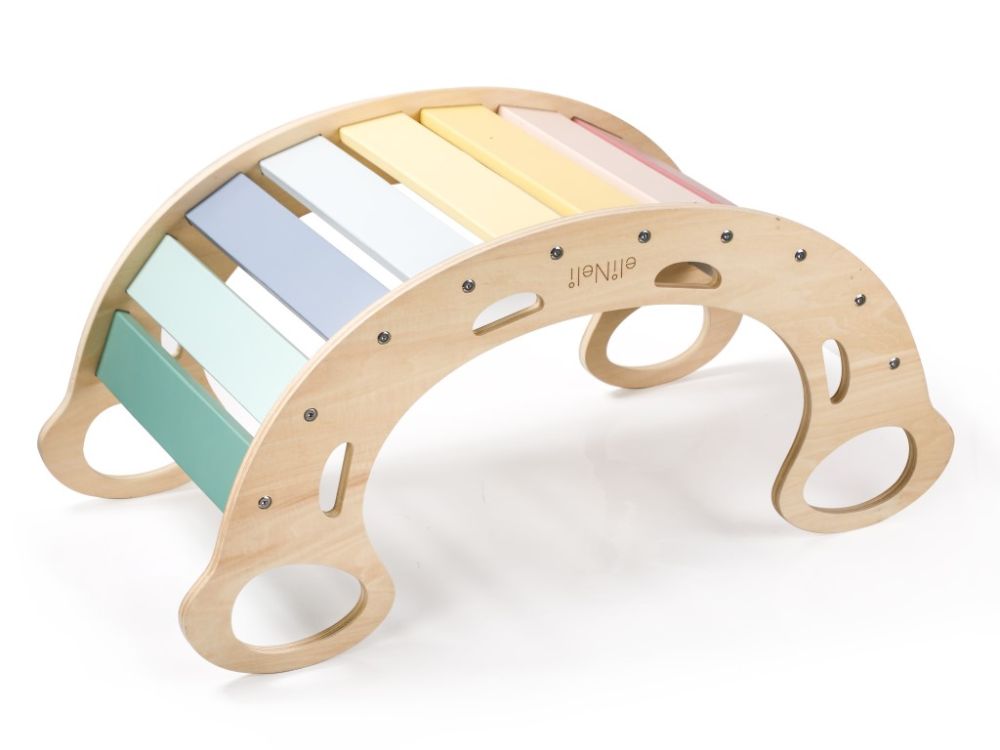 Montessori ljuljačka 5u1 plava – Pastel
