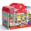 Hape – prijenosni drveni vlak s kolodvorom | 3+