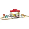 Hape – prijenosni drveni vlak s kolodvorom | 3+