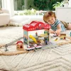 Hape – prijenosni drveni vlak s kolodvorom | 3+