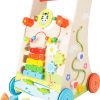 Drvena guralica za bebe s ksilofonom i edukativnim aktivnostima