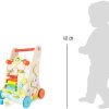 Dimenzije drvene guralice za bebe – visina 48 cm