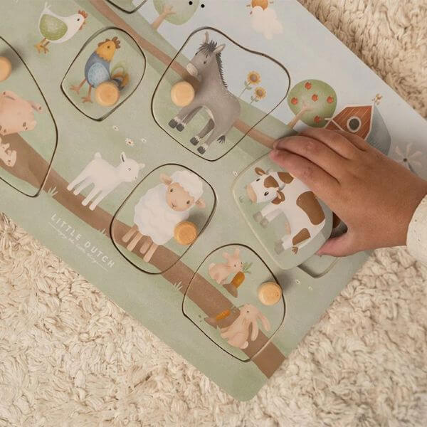 Little Dutch zvučna slagalica sa životinjama s farme