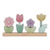 Montessori igračka za slaganje Little Dutch Fairy Garden cvijeće