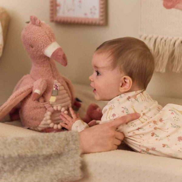 Aktivni flamingo Little Dutch s ogledalcem i senzornim detaljima