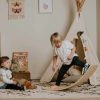 Montessori drvena daska za balansiranje za djecu