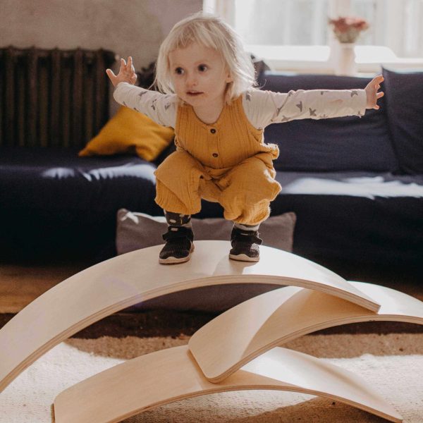 Montessori drvena daska za balansiranje za djecu