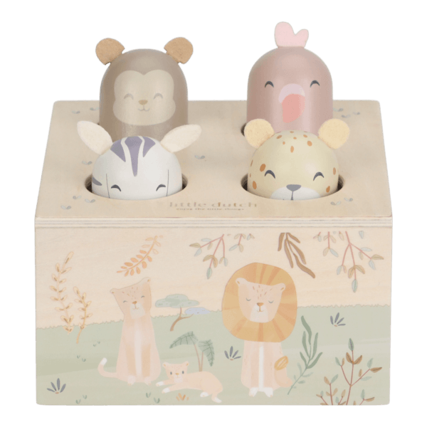 Didaktička igračka pop-it – Safari Friends | 12+ mjeseci