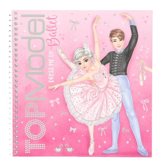 TOP MODEL Dress Me Up Ballet bojanka s 11 listova naljepnica