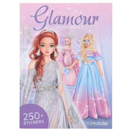 TOP MODEL Glamour bojanka s više od 250 naljepnica